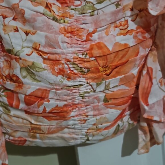 h&m linen blend cropped top - nwt - Picture 3 of 7